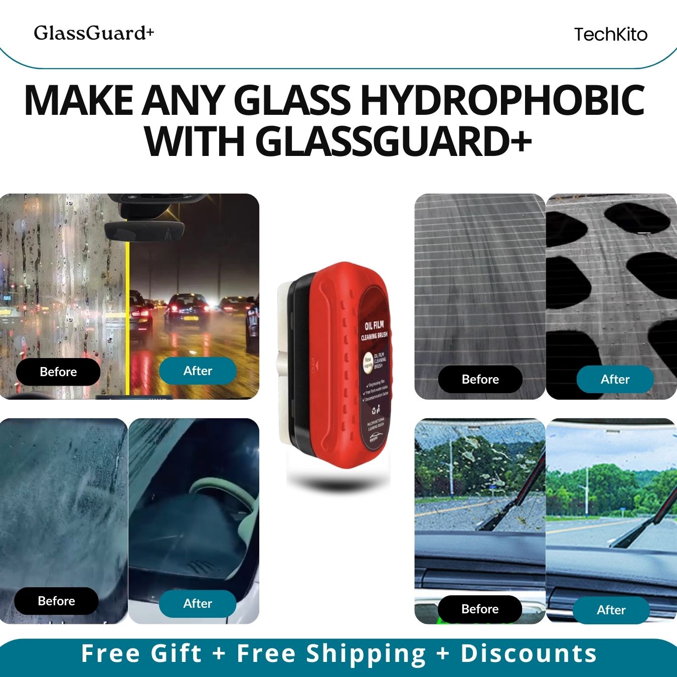 Hydrophobic GlassGuard+®