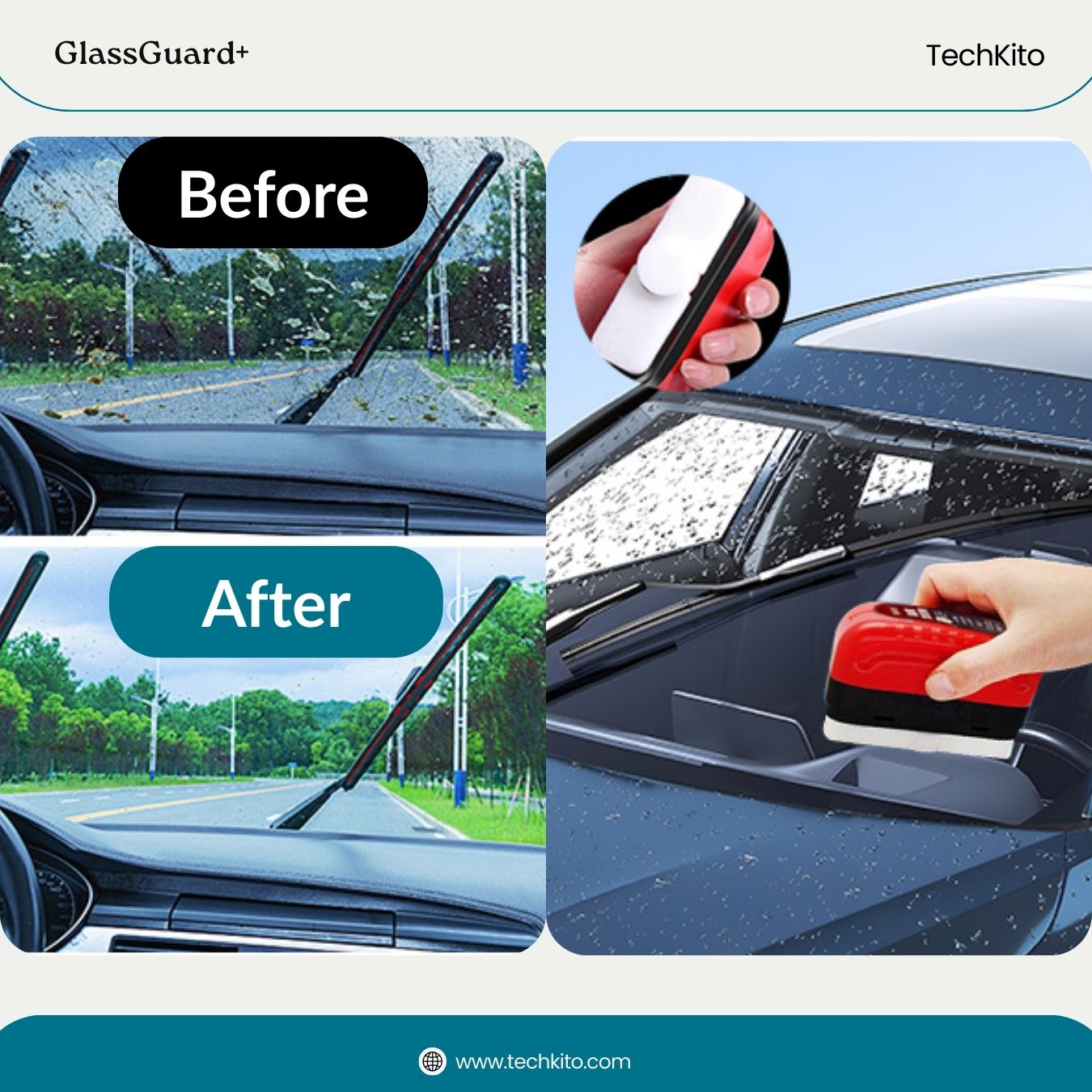 Hydrophobic GlassGuard+®